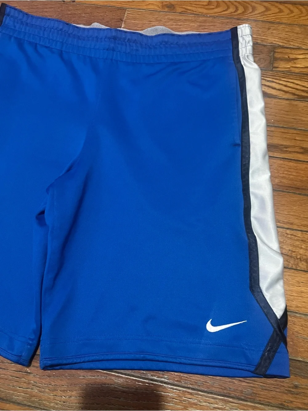 Nike Royal Blue Performance Shorts with White Accents size S men basketball